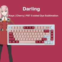 GMK Darling 104+25 PBT Dye-subbed Keycaps Set Cherry Profile for MX Switches Mechanical Gaming Keyboard